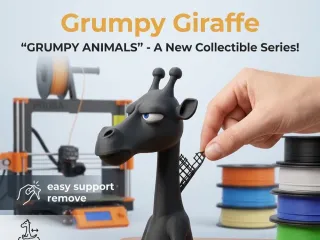 Grumpy Giraffe – From the "Grumpy Animals" Collection