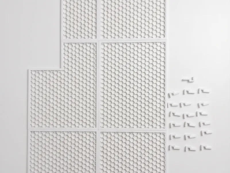 Tapa de Acuario Modular Hexagonal - Anti-Saltos