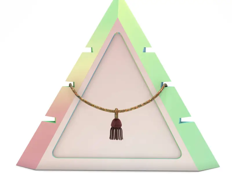 Pyramid Necklace Display