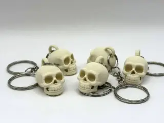 Tiny Skull Keychain