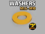 WASHERS M1.6-M10-0