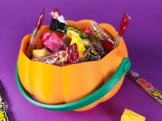 Pumpkin Candy Bucket for Halloween Container