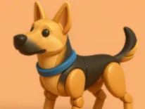 playful pet© シリーズ 1 #4 シェルティ・シェパード フレキシ Zena トイ