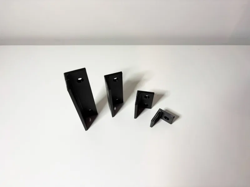 90 Degree cabinet and drawer bracket 4 sizes