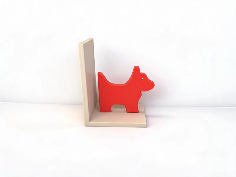 Minimalist Design Dog Bookend