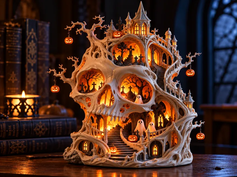 Casa embrujada, Halloween
