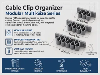 Cable Clip Organizer