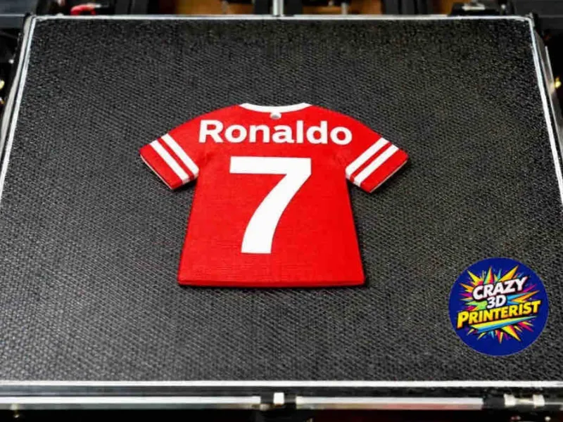 Ronaldo Jersey Keychain
