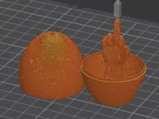 Middle Finger Easter Egg