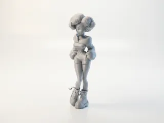 Anime Marilyn Monroe Figurine 3D Printable STL Model