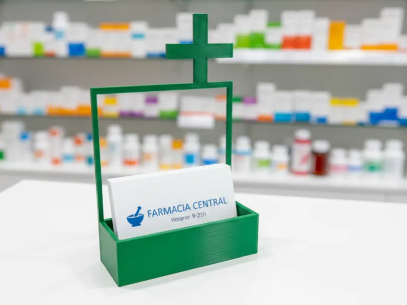 Pharmacy Bussines Card Holder