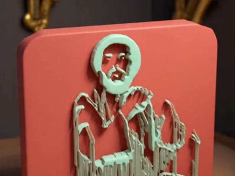 ROY AYERS .3D Stamp/Wall art