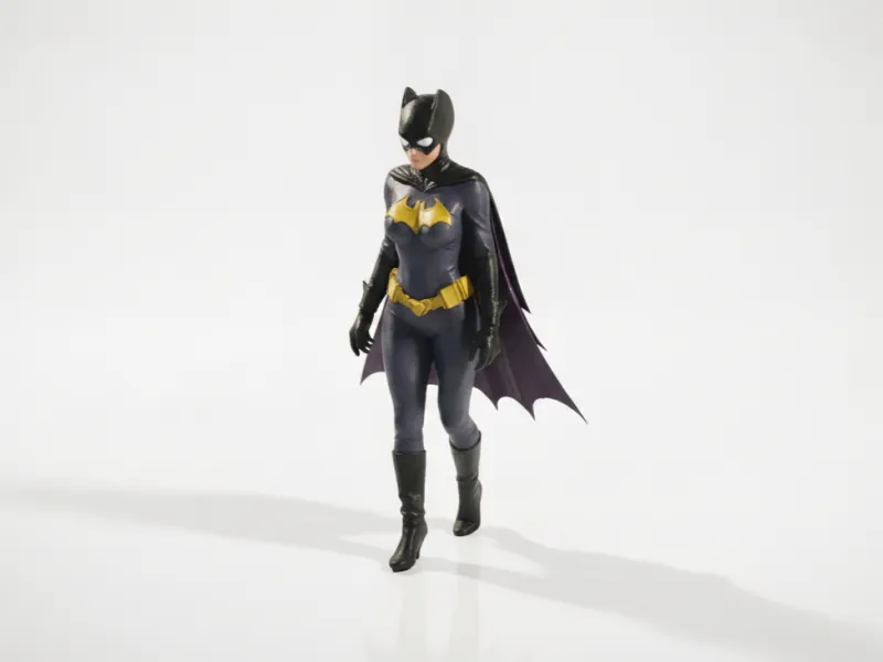 Фигурка Бэтгёрл, коллекционная модель для 3D-печати по мотивам DC Comics