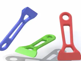 3D printer plate scraper