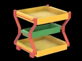 X-shaped shelf-0