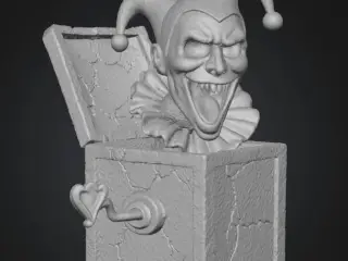 Evil Jack-in-the-Box Clown – Original Design