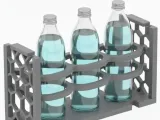 Stackable Lattice Bottle Rack-0