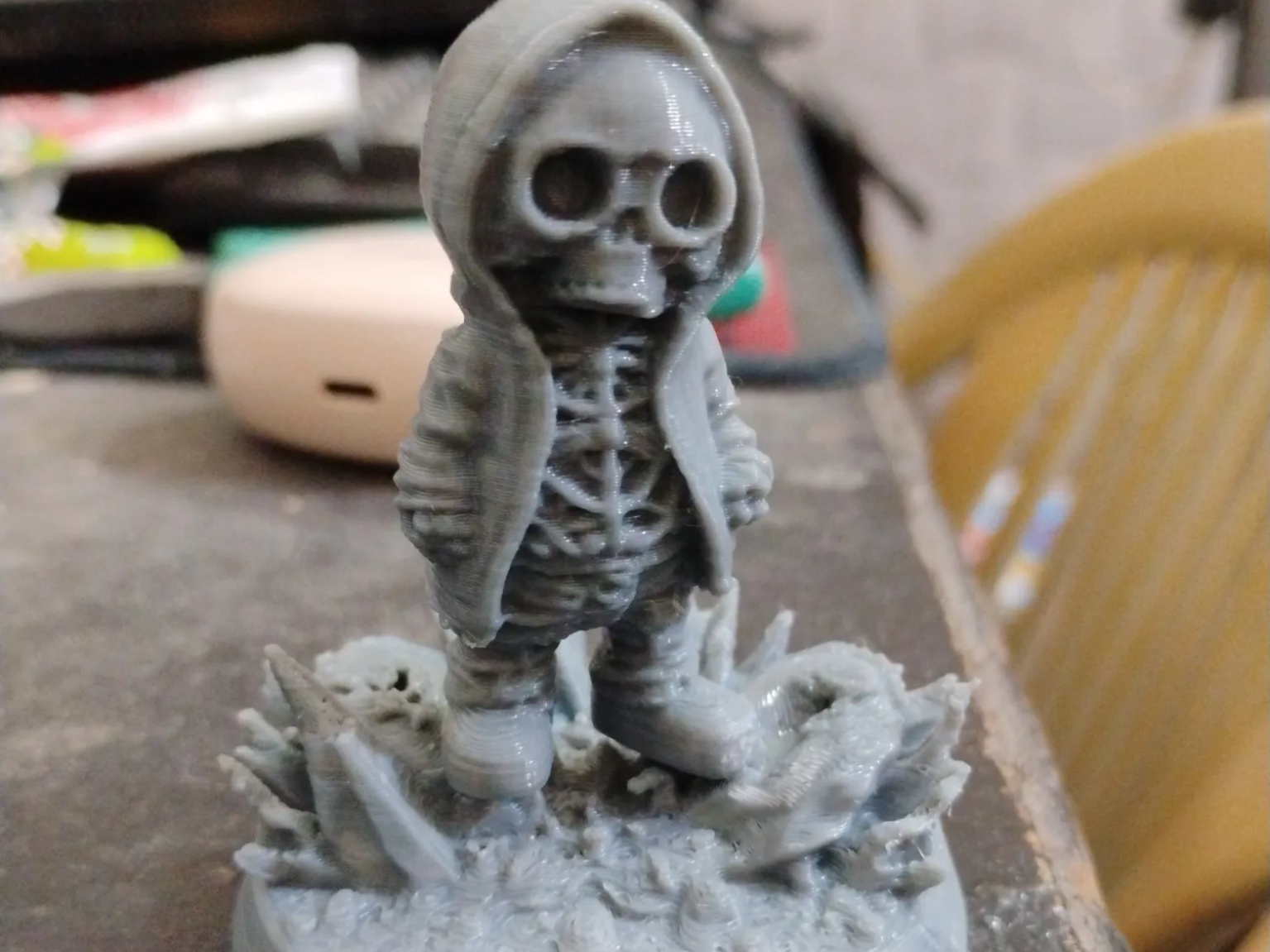 Skeleton Hoodie Keychain - Lifestyle - PLA - 3D printed product - фото 3