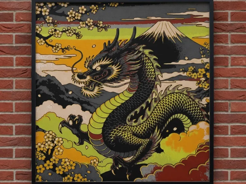 The Dragon and the sacred Moutain