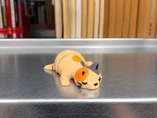 Print your flexi buddy - Sleepy Cat + keychain