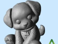 Adorable Perro en Impresión 3D – STL Sencillo, Sin Soportes | Perrito Sentado