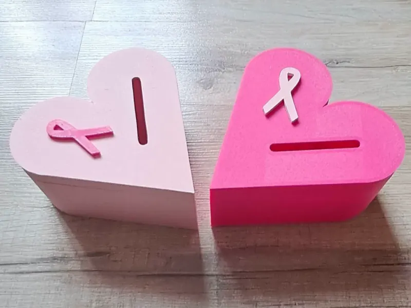Boite tirelire Octobre rose