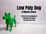Decorazione Cane Low Poly-0