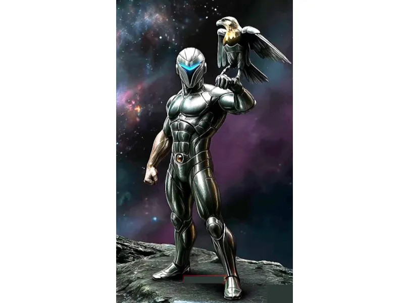 Nebula Knight and Falcon