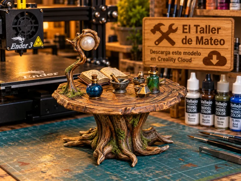 Table Magique d'Alchimiste – L'Atelier de Mateo