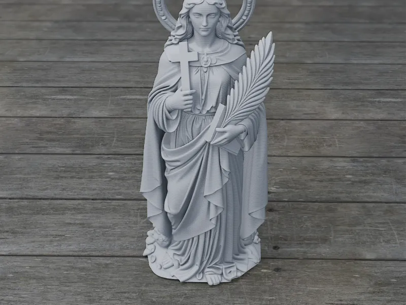 Saint Asteria of Bergamo - Devotional Statue