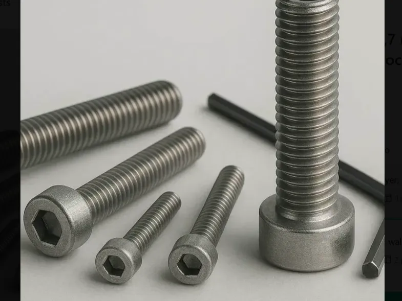 Parafuso M3x0,5, M4x0,7 (Comprimento 5–30 mm, 6-40 mm) com Soquete Hexagonal