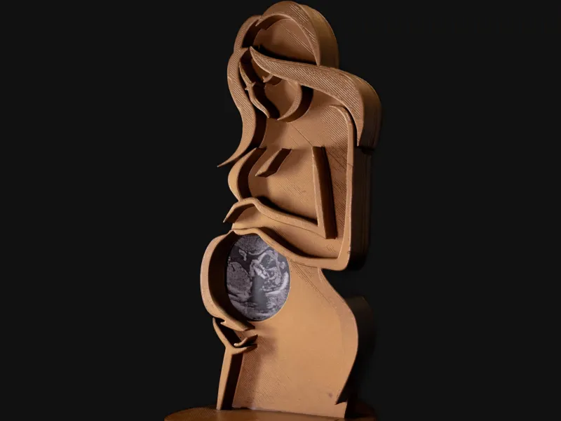 Supporto per ecografia per futura mamma