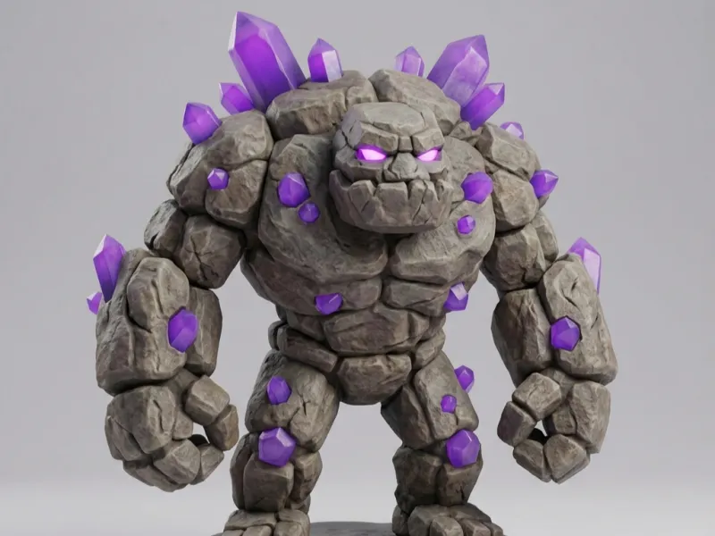 Clash of Clans COC The Golem