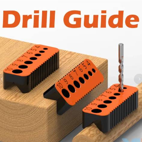 Metric Drill Guide - Tools - PLA - 3D printed product - фото 2