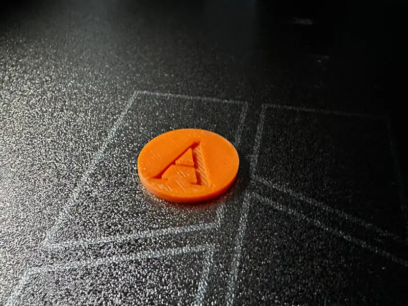Einkaufswagenchip mit dem Buchstaben "A"
