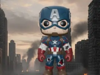 Capitan America Battle Damaged