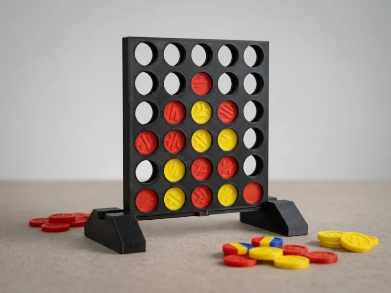 コンパクト「コネクト4」ボードゲーム（5x5）