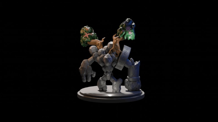 Stone Golem Forest Guardian
