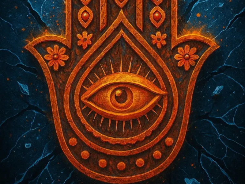The evil eye or Fatima's eye