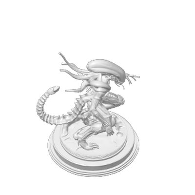 Mechanical Xenomorph V08 - Miniatures - PLA - 3D printed product - фото 3