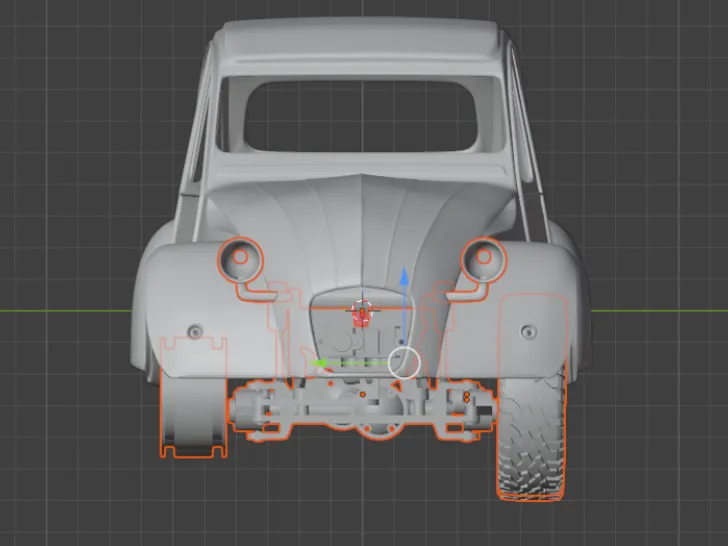 2cv body v2 for wpl part