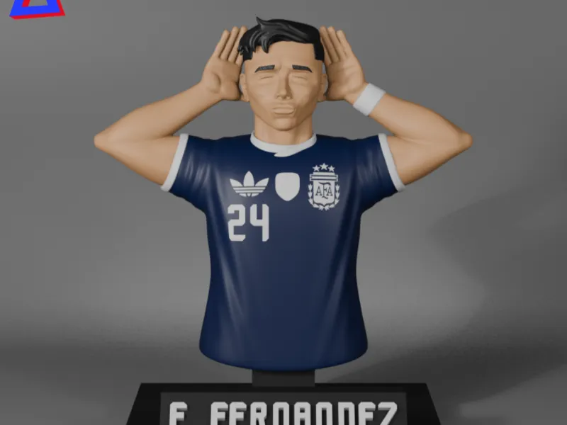 Enzo Fernandez  Busto Topo Gigio Argentina Mundial 2026