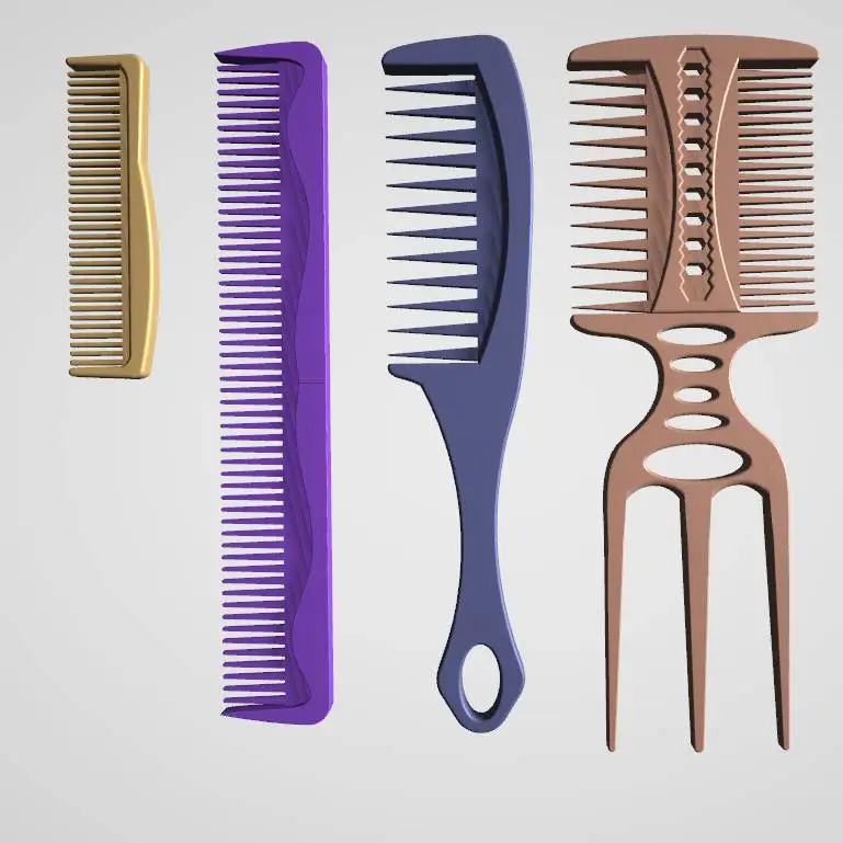 Natural Flow – Printed Hair Comb Collection