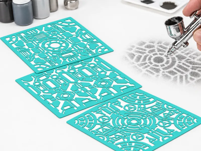 Pacchetto da 3 stencil Alien Tech