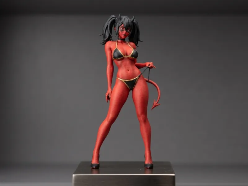 Verführerisches Dämonen-Pinup