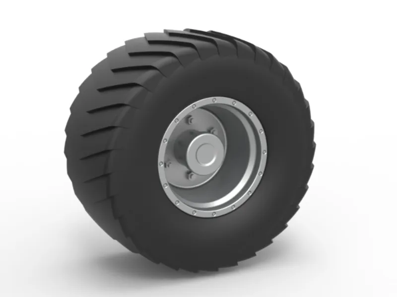 Roată pentru camion de tractare 2 Scara 1:25