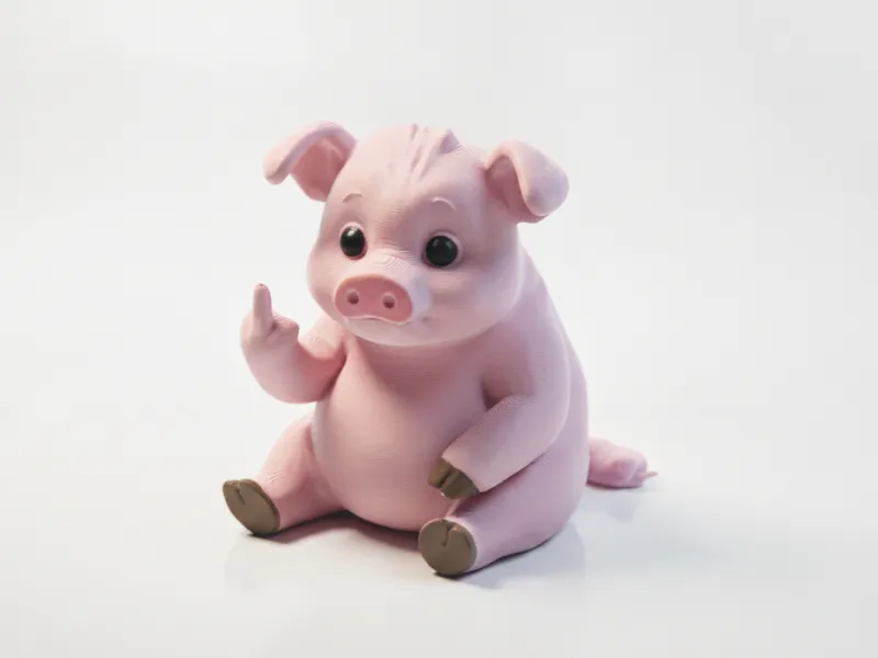 FU Schweinefigur Tier 3D-druckbar