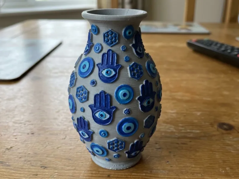 Ornate Eastern Relic Vase