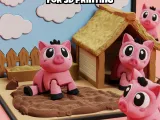 Articulated Pig Playset STL & 3MF – Flexi Fidget Toy-0