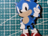 Portachiavi multicolore Sonic Fan Art-0